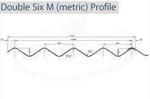 Double Six Metric Profile GRP Sheets