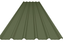 32/200 Box Profile Olive Green Poly Paint Stock Sheets
