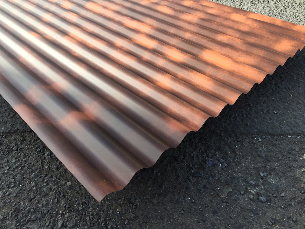 Corrugated Rust Effect Painted Sheets Accord Steel Cladding