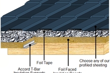 Accord T-Bar Insulation Support | Accord Steel Cladding