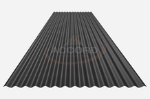 Traditional 3" Corrugated (14/3) Anthracite Stock Sheets