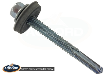 50mm heavy section tek screws