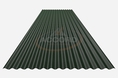 14/3 Corrugated Juniper Green Plastisol