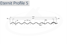 Eternit Profile 5 GRP Sheets