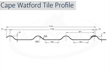 Cape Watford Tile Profile GRP Sheets