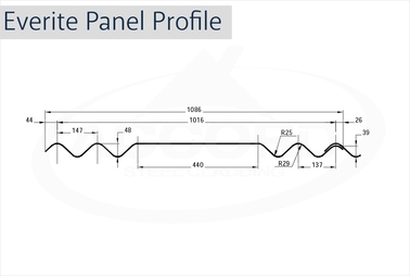Everite Panel Profile GRP
