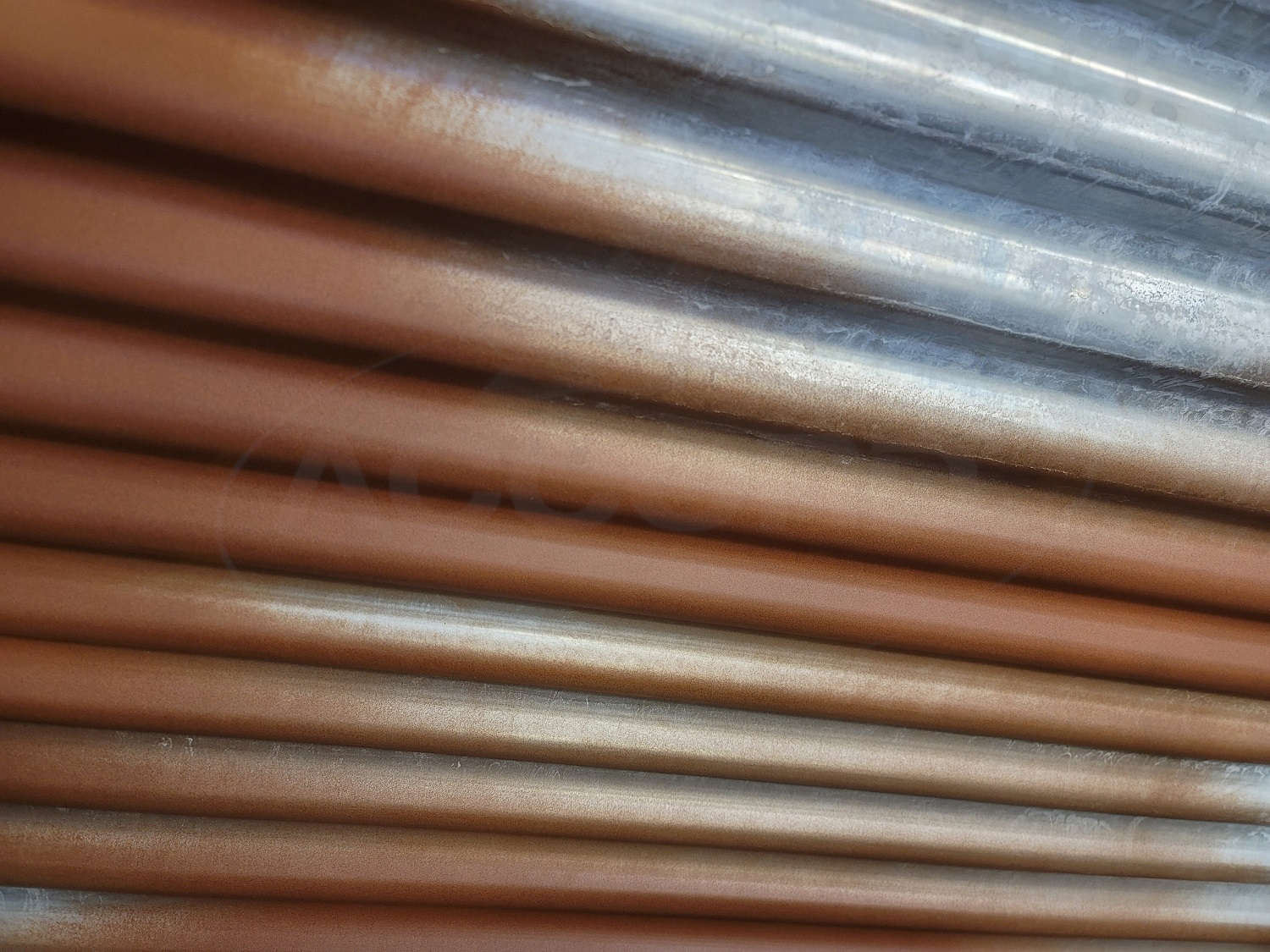 Corrugated Metal Sheets Rusted - Medium